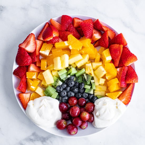 Rainbow Fruit Platter