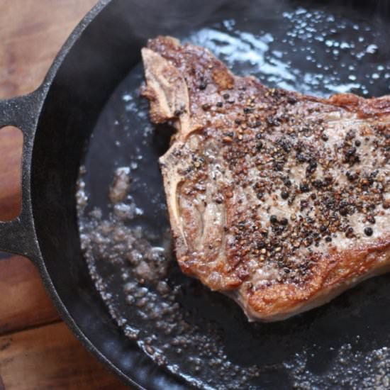 Pan-Seared Rib-Eye
