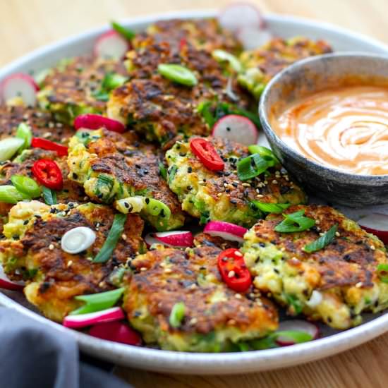 Shrimp & Scallion Fritters