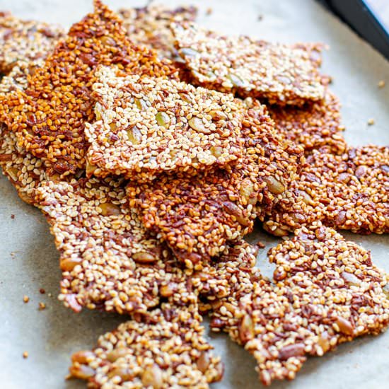 Homemade Sesame Snaps
