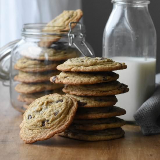 Buckwheat Chocolate Chip Cookies