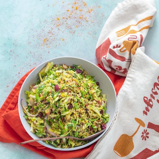 Brussels Sprouts Pilaf