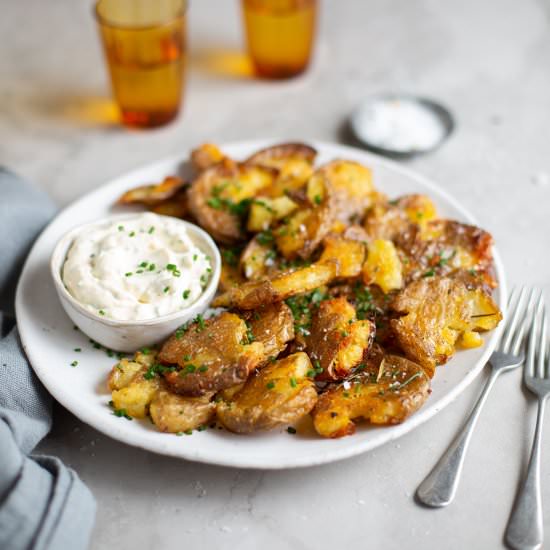 Roasted new potatoes