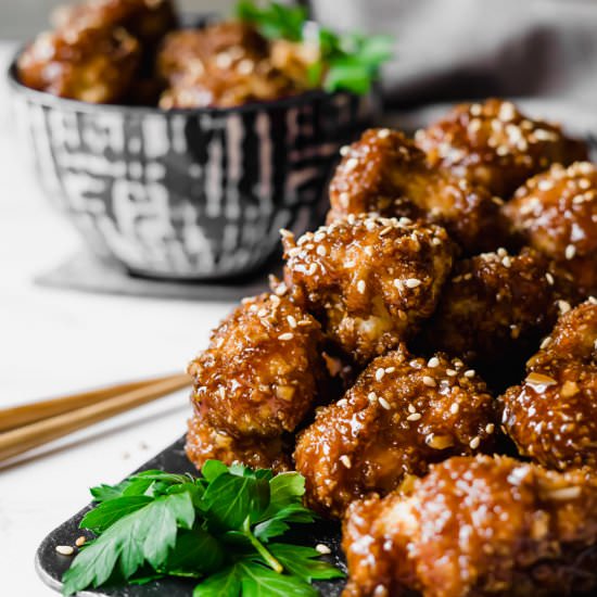 Air-Fryer Korean BBQ Cauliflower