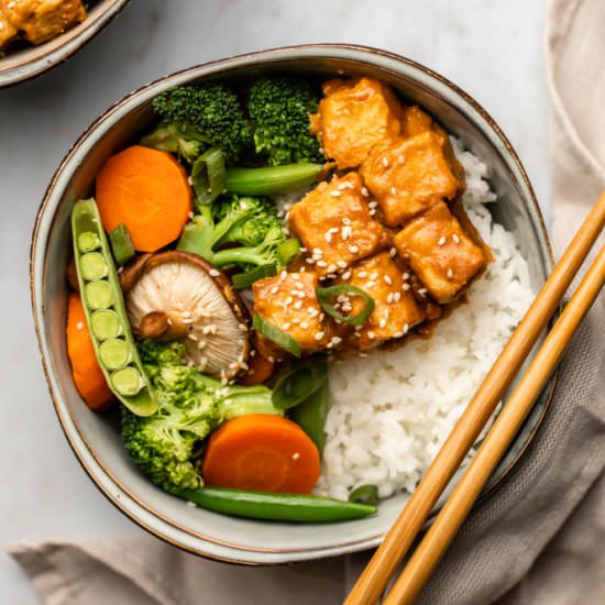 Peanut Tempeh Bowls