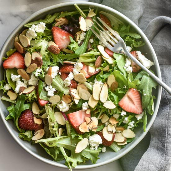 Strawberry Goat Cheese Salad