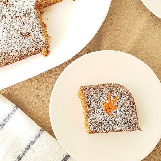Egg less Carrot Cake