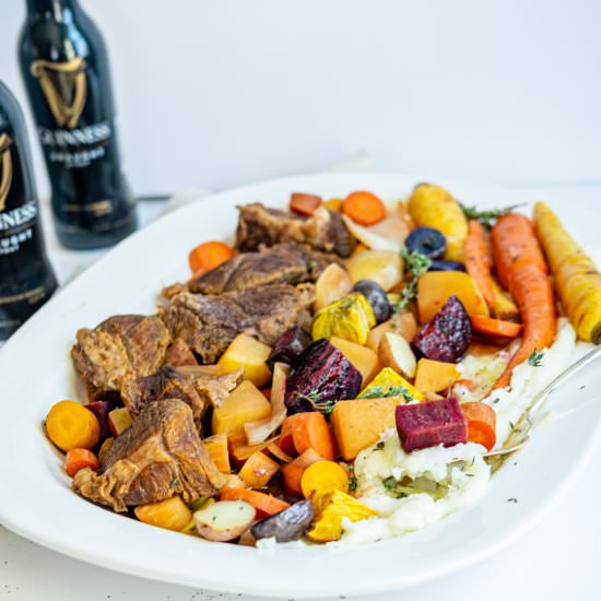 Guinness Root Vegetable Pot Roast
