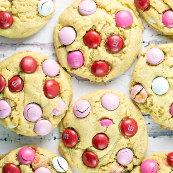 Soft & Chewy M&M Cookies