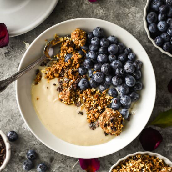 Cookie Dough Rawnola (Vegan+GF)