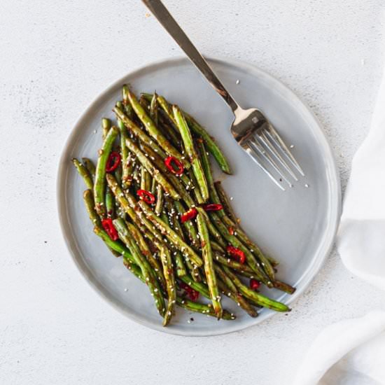 Spicy Asian Green Beans