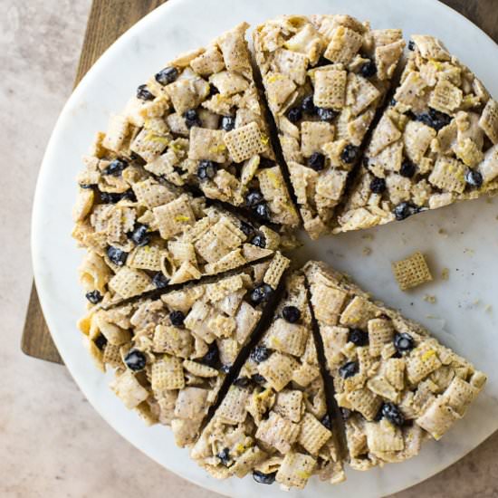 Blueberry Chex Krispie Treats