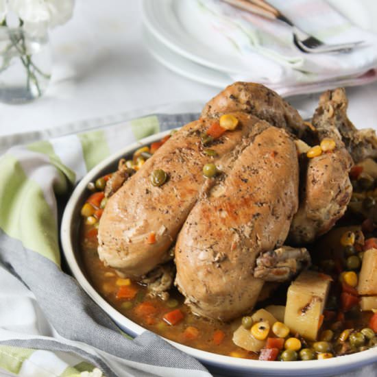 Stove Top Lemon Chicken Roast