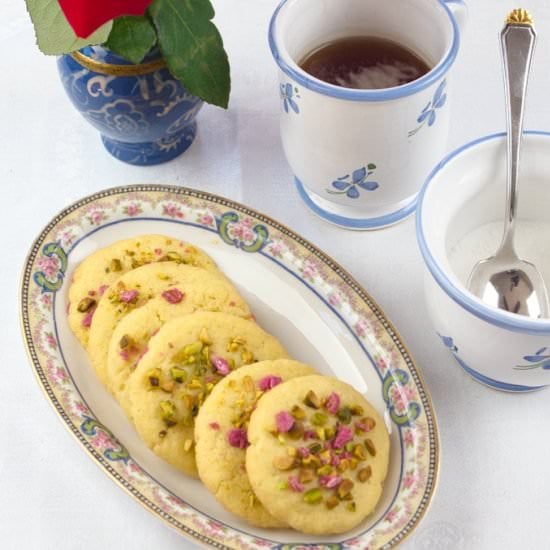 Cardamom Cookies with Rose Water