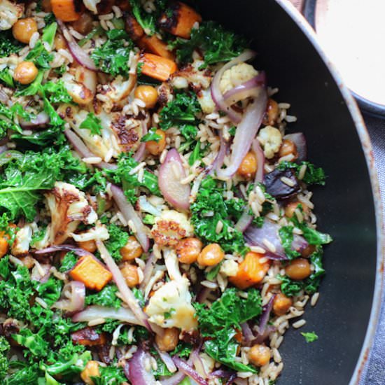 Roasted Veggie Fried Rice
