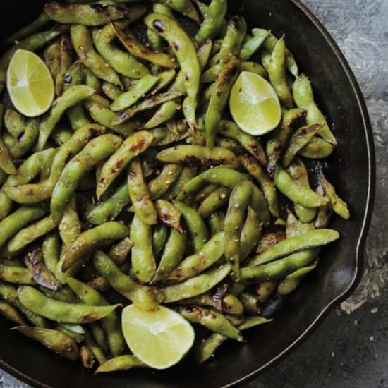 Sesame Blistered Edamame