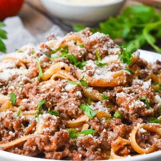 Weeknight Bolognese