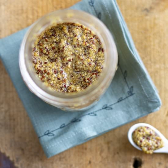 The BEST Homemade Grainy Mustard