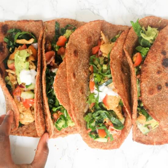 Healthy Wholemeal Chicken Tacos