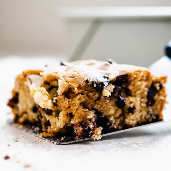 Salty Chocolate Chip Blondies