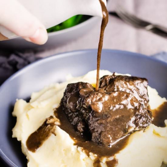 Beef Cheek Braised in Red Wine