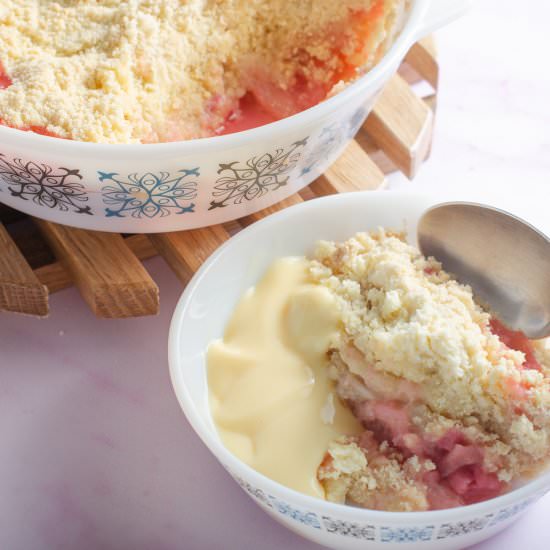 Rhubarb Crumble