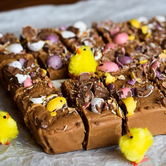 Chocolate Easter Fudge