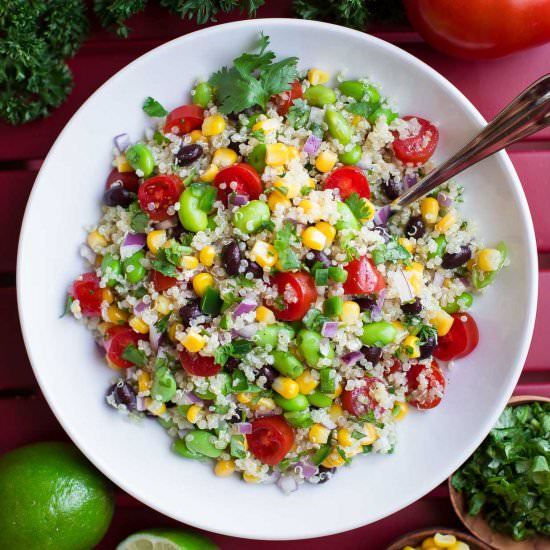 Cilantro Lime Quinoa Salad