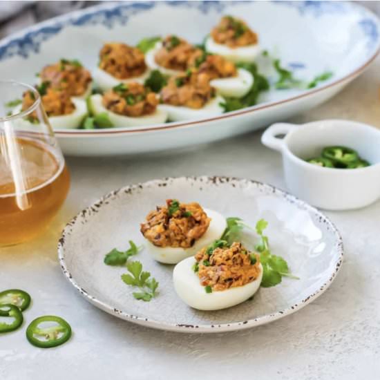 Curried Deviled Eggs