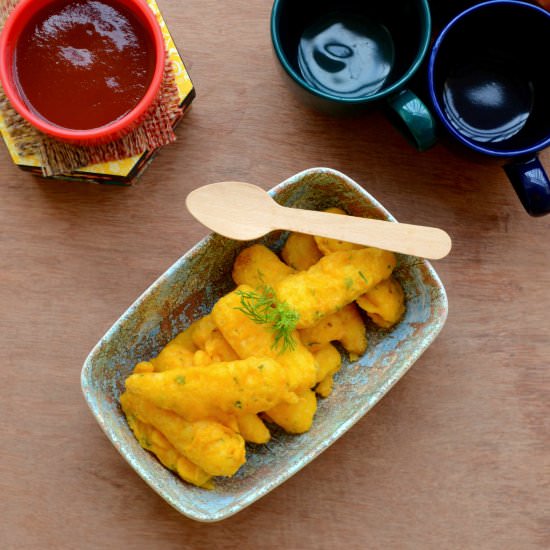 Crispy Baby Corn Fritters
