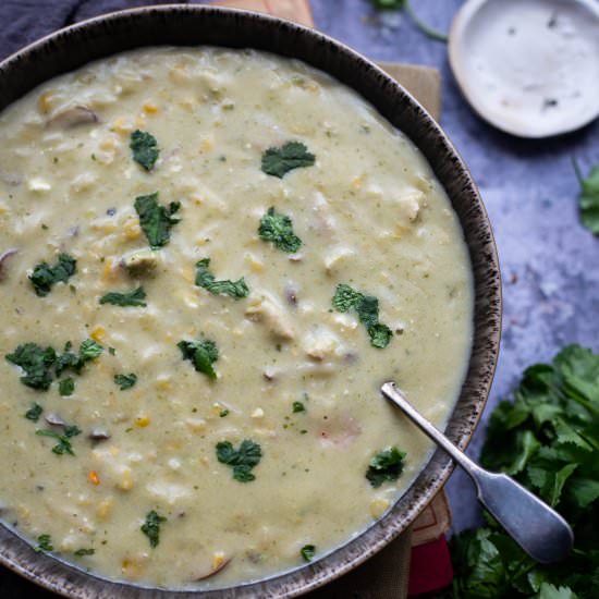 Creamy chicken, orzo and mushroom
