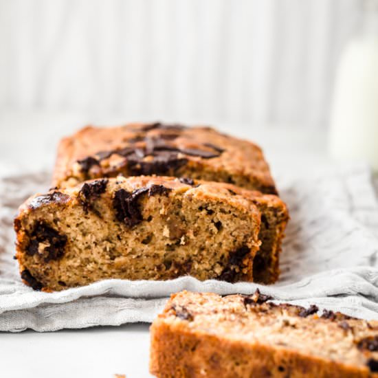 Chocolate Chip Moist Banana Bread