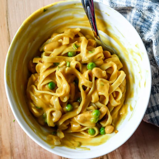 Cheesy Vegan Butternut Squash Pasta
