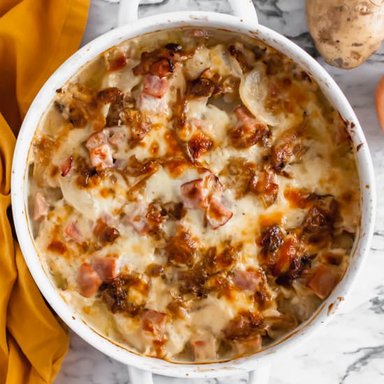 Scalloped Potatoes with Ham