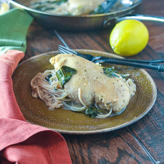 Lemon Chicken & Spinach
