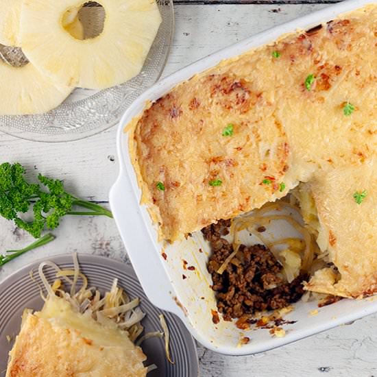 Sauerkraut and pineapple dish