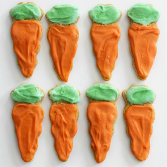 GF/V Carrot Cake Sugar Cookies