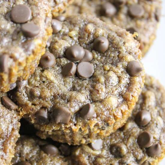 Peanut Butter Banana Brownie Bites
