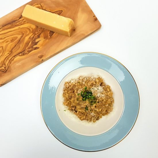 mushroom risotto