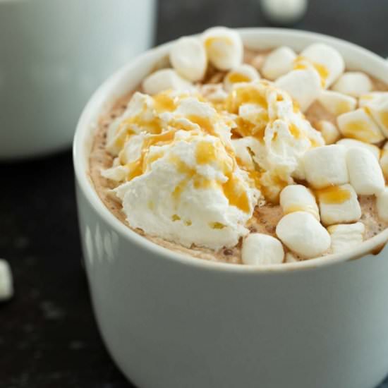 Salted Caramel Hot Chocolate