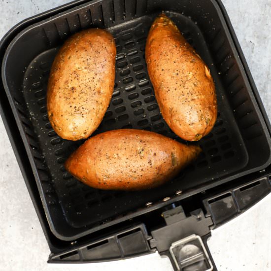 Air Fryer Sweet Potatoes
