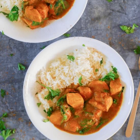 PUMPKIN SPICE CHICKEN CURRY