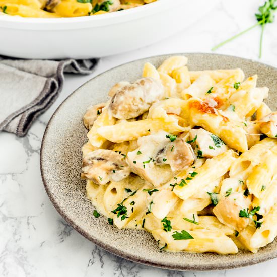 One Pot Easy Chicken Tetrazzini