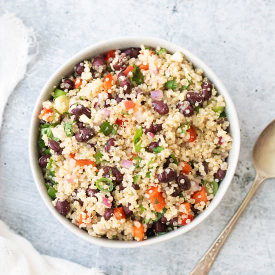 Easy Vegan Mexican Quinoa Salad