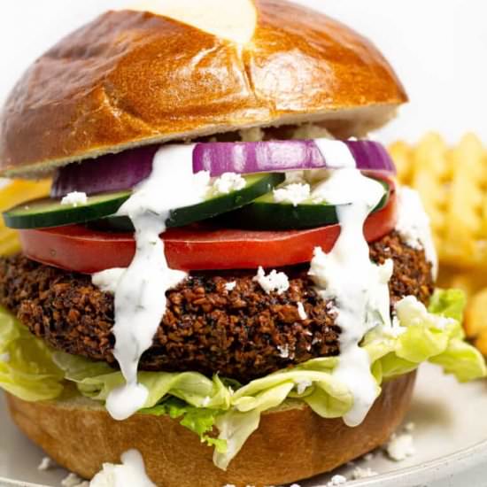 Vegan Falafel Burgers