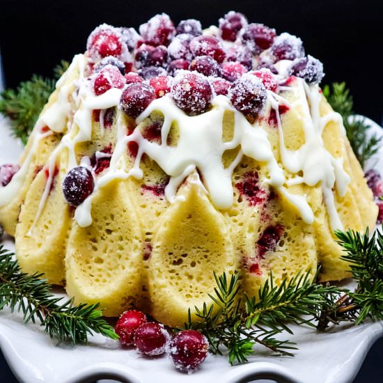 Semi-Homemade Cranberry Orange Cake