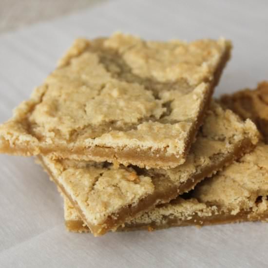Gluten Free Blonde Brownies