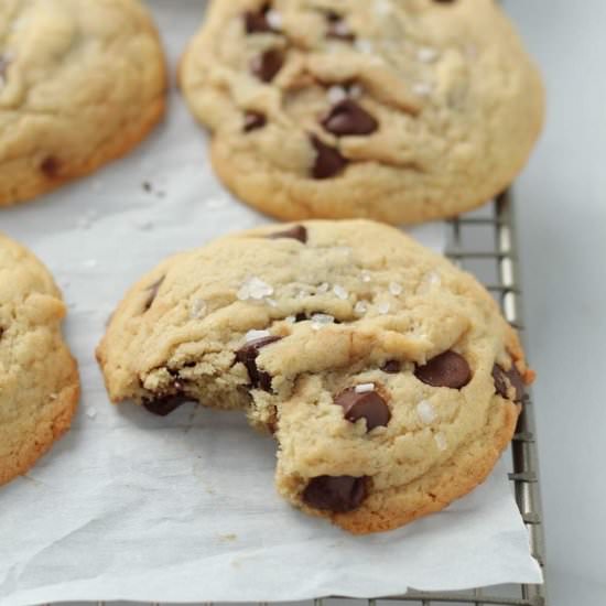 Tahini Chocolate Chip Cookies