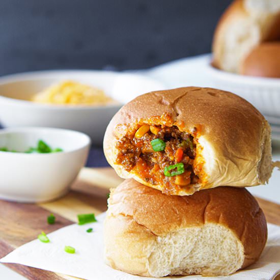 Vegetable Soup Sloppy Joe Pockets