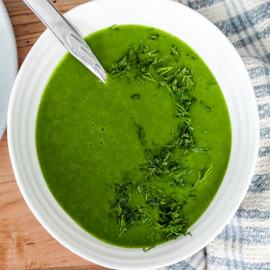 Vegan Spinach Potato Soup